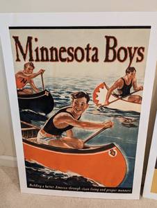 Three Vintage Style Minnesota Posters