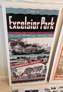 Three Vintage Style Lake Minnetonka Posters