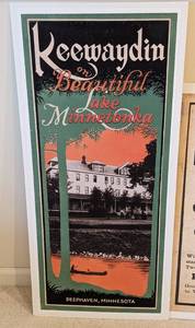 Three Vintage Style Lake Minnetonka Posters