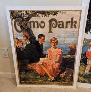 Three Vintage Style Minnesota Lakes Posters