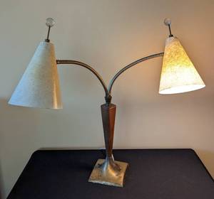 Double Arm Mid Century Table Lamp