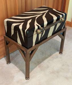 Decorative Zebra Print Storage Box