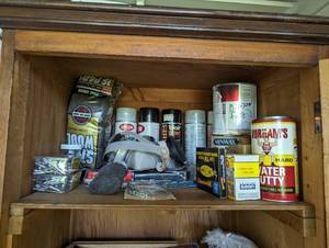 Cabinet Full of Art Supplies