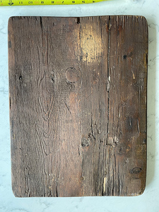 lot 4 image: Russian Orthodox Icons Mounted on Hand Carved Wooden Frame