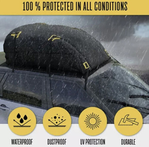 lot 19 image: Tool Guards Roof Top Cargo Bag Carrier, Fits Any Car - Waterproof (15 Cubic Ft.)