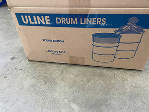 lot 42 image: Box of 55 Gallon Drum Liners