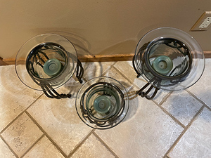 lot 45 image: Lot of 3 Decorative Holders
