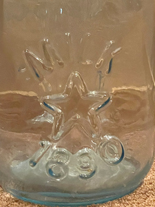 lot 52 image: Decorative Glass Milk Bottle