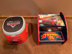 lot 75 image: Lot of Lightning McQueen Bathroom Items