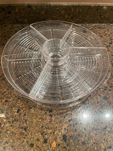 lot 90 image: Plastic hors dervs plate