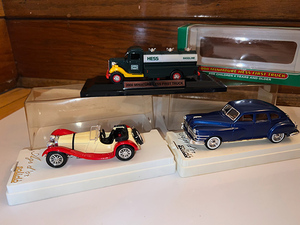 lot 109 image: Solido Jaguar SS100, Solido Chrysler Windsor Hess First Delivery Truck