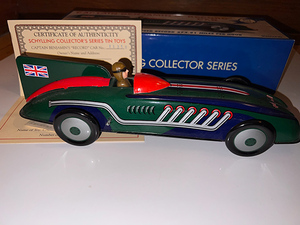 lot 120 image: Schylling Captain BenjaminsRecord Car wind up (MIB)