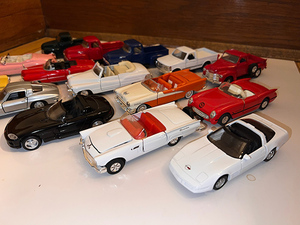 lot 129 image: American made 5in MC Toys, Solido, Welly, Road Champs