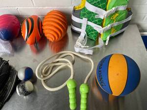 lot 143 image: Lot of Childrens Sports Items