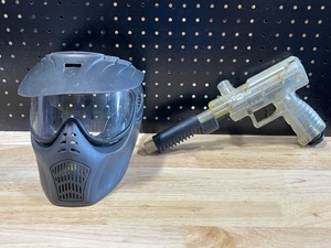 Paintball Gun and Mask