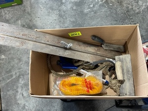 Tow Rope, Concrete Tools, and More