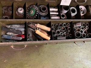 lot 7 image: 6th Drawer Contents of Mosaic Tool Chest