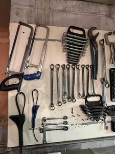 lot 17 image: Ratchet Wrenches, Regular Wrenches, Saws, and More