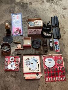 lot 78 image: Carpenters Tool Lot #5 - Shapers, Plane, Brass Plumb Bob, and More