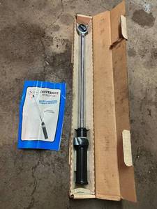 lot 96 image: Vintage Sears Craftsman Microtork Micro-Adjusting Torque Wrench