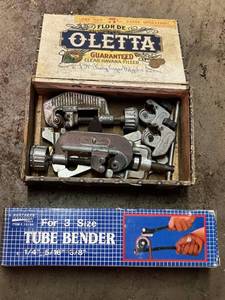 lot 98 image: Pipe Cutters and Pipe Bender Lot