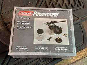 lot 105 image: Coleman Powermate Airbrush Kit (Sealed Box)