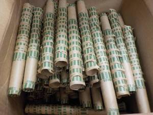 lot 8 image: 1000 ct Nested Dime Coin Wraps...