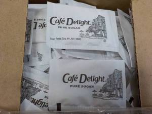lot 19 image: 1000 ct 3.54 oz Packets Caf Delig...