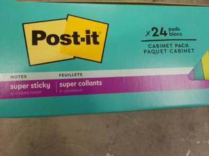 lot 20 image: 24 ct Post It Cabinet Pack...