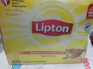 lot 30 image: 100 ct Lipton Black Tea Bags...