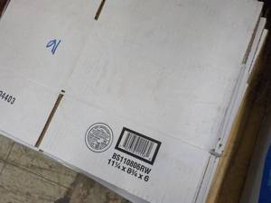 lot 240 image: 25 White Boxes 11 14 x 8 34 x 6...