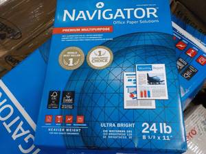 lot 244 image: 5000 Navigator 8 12 x 11 White Co...