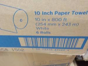 lot 245 image: EnMotion 6 ct 10 White Paper Towel...