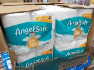 lot 247 image: 48 Rolls Angel Soft Mega Size 2 Ply...
