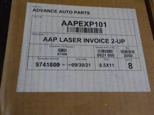 lot 289 image: 2 Boxes Laser In Voice Slips...