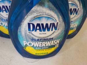 lot 301 image: 3 ct 16 oz Bottles Dawn Platinum Po...