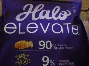 lot 322 image: 20 lb Bag Halo Elevate Puppy Food...