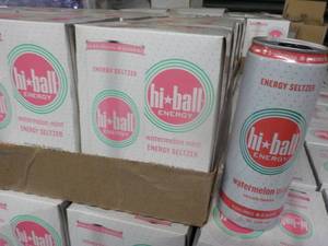 lot 410 image: 6 4 packs hi-ball 12 oz cans Waterm...