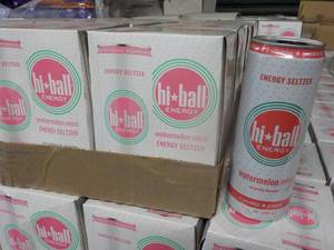 lot 412 image: 6 4 packs hi-ball 12 oz cans Waterm...
