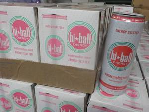 lot 413 image: 6 4 packs hi-ball 12 oz cans Waterm...