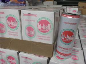 lot 415 image: 6 4 packs hi-ball 12 oz cans Waterm...