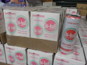 lot 417 image: 6 4 packs hi-ball 12 oz cans Waterm...