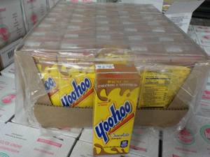 lot 419 image: Case of 40 6.5 oz Yoo Hoo chocolate...