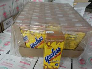 lot 421 image: Case of 40 6.5 oz Yoo Hoo chocolate...
