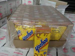 lot 422 image: Case of 40 6.5 oz Yoo Hoo chocolate...