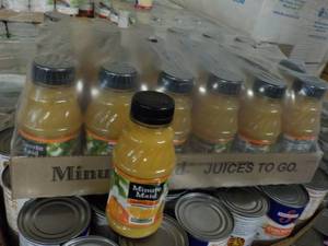 lot 448 image: 24 count 10 oz Minute Maid Orange J...