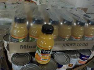 lot 449 image: 24 count 10 oz Minute Maid Orange J...