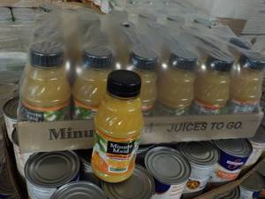 lot 450 image: 24 count 10 oz Minute Maid Orange J...