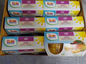 lot 63 image: 6 - 4 packs 4.3 oz Dole Mango in Ma...