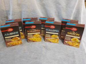 lot 154 image: 8 Boxes Betty Crocker Potatoes Meal...